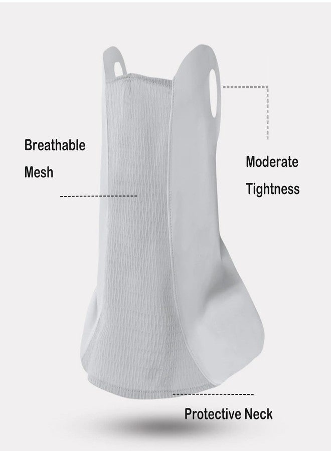 YUANST 2Pcs UV Face Mask, Cooling Neck Gaiter + Sun Protection Face Mask, Balaclava Face Cover, Washable Reusable (Pink+Gray) - Image 4